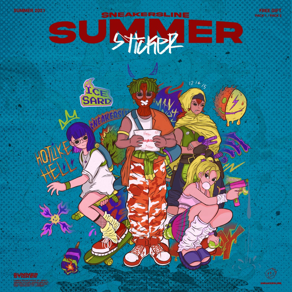💥 Sneakersline : Summer Sticker Pack 🔥
