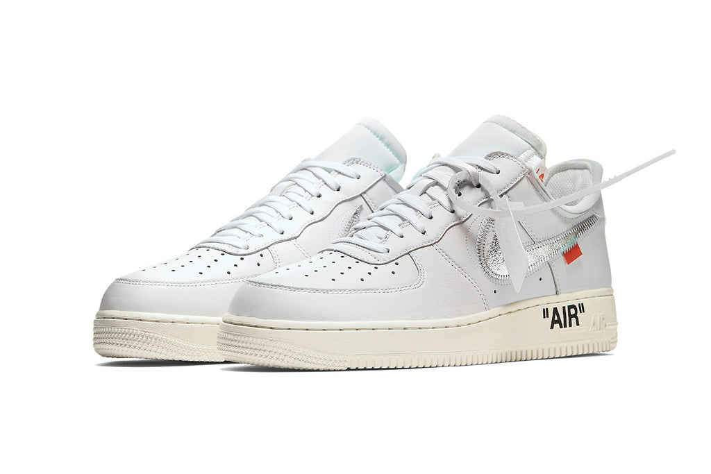 ภาพตัวอย่างแรกของ Virgil Abloh x Nike Air Force 1 "White"