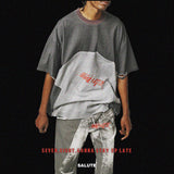 SALUTE 2020ss DOUBLE PRINT JEANS