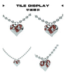 LURS Wounded Heart-Encrusted Diamond Necklace