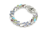 6 Colors diamond-encrusted Cuban bracelet