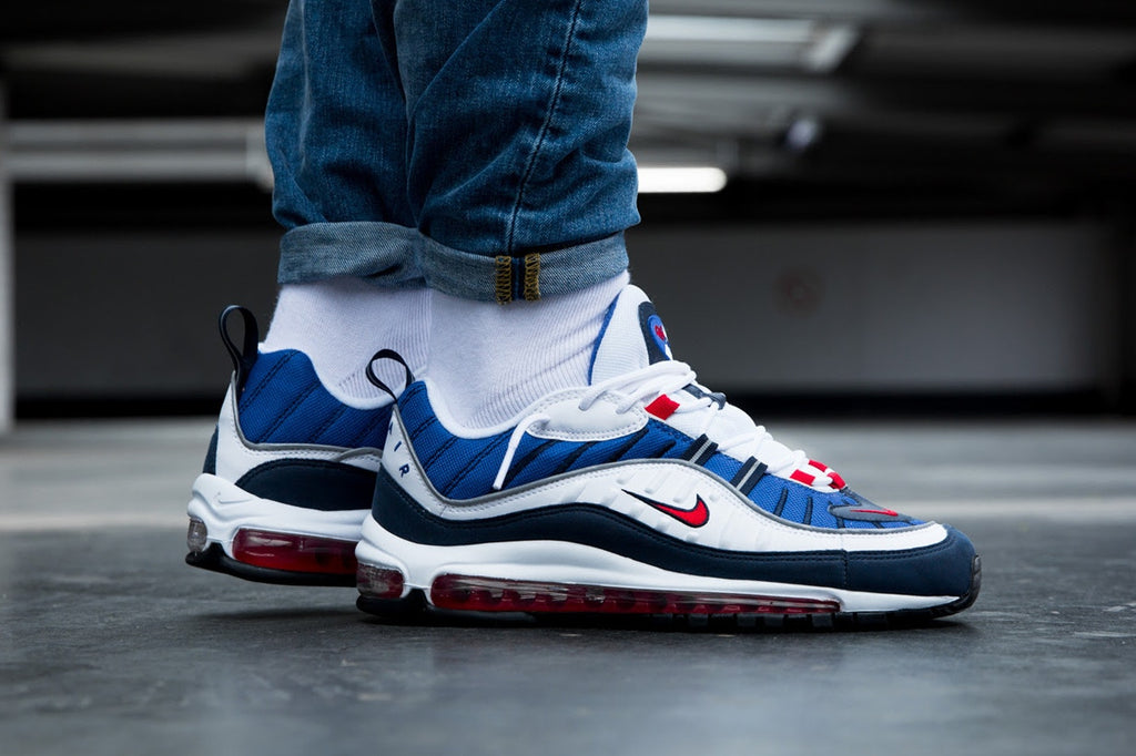 ไปดูภาพ on feet ของเจ้า Nike Air Max 98 "Gundam" and "Tour Yellow" กัน