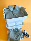 เสื้อโปโลผ้าพลีทครอป Daily Polo Crop “Urban” ทรงสวย ใส่ทำงานได้