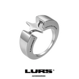 LURS Big head and small tail star ring