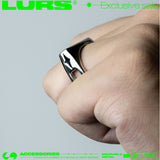 Lurs double line structure heavy ring