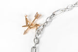 Planet Love Bow and Arrow Necklace